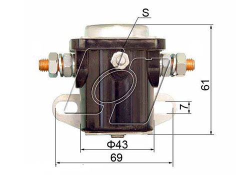 Ford Starter Solenoid FO-108R